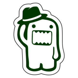 Domo Sticker (Dark Green)